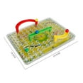 thumbnail image 3 of 3D Snakes and Ladders Board Game, Traditional Maze Family Game Night Adventure with 3D Figures for Adult and Family, 3 of 7