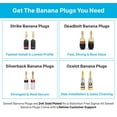 thumbnail image 2 of Cerrojo Banana Plugs Sewell SW-29863-12, 12 pares, chapado en oro, 2 of 5