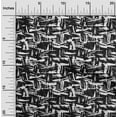 thumbnail image 2 of oneOone Polyester Lycra Black Fabric Abstract Sewing Material Print Fabric By The Yard 56 Inch Wide, 2 of 4
