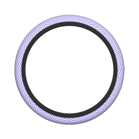 XMXY Car Steering Wheel Cover, Purple Wavy Stripes Non-Slip Jeep Truck Universal Elastic Steering Wheel Protector 15 inch