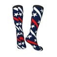thumbnail image 4 of Balery Patriotic Star Fun Novelty Socks Men'S Women'S Crew Socks Funny Crazy Novelty Socks Quirky And Cool Socks, 4 of 9