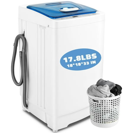 Tikmboex Fully Automatic Washing Machine, 17.8lbs 3 Water Levels 3 Water Temperatures...