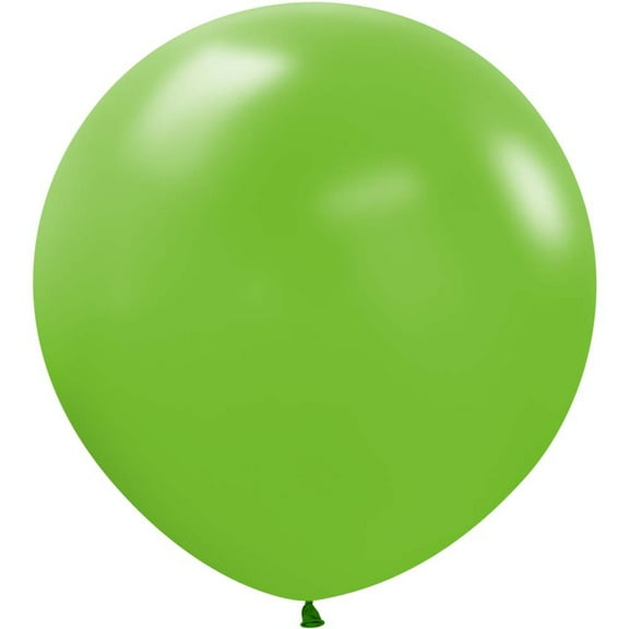 36 inch Sempertex Deluxe Key Lime Green Latex Balloons (2 Pack) - Party Supplies Decorations