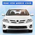 thumbnail image 4 of Driver Side Sun Visor with Mirror for Auris Corolla 2007-2013 Interior Replacement Part, 4 of 5