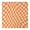 Orange And White, variant on Orange and White Wavy Checkerboard Pattern Square Fitted Tablecloth with Elastic Edge,Square Table Cover,Washable Elastic Table Cover for Home Kitchen Party Decor 36"x36"