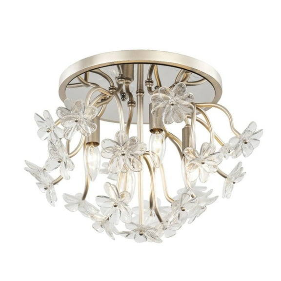 Varaluz Lighting - Wildflower - 4 Light Semi-Flush Mount In Glam Style-11.75