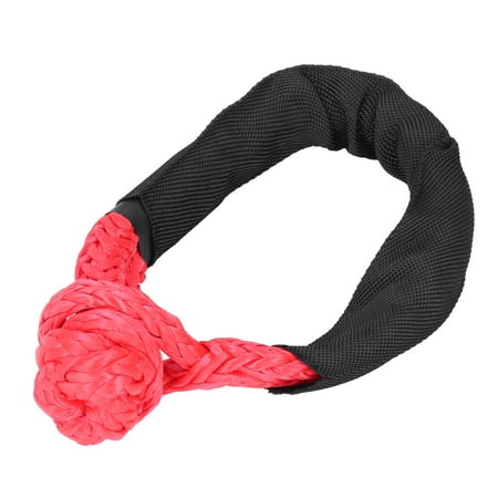 

Synthetic Soft Shackle 33069lbs Breaking Strength Off Road Recovery Rope for ATV SUV TruckRed