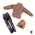 thumbnail image 1 of Tenue de Photographe 3 Pcs Robe Chandail cardiga Nœud Poupées V4 Tissu W6V6, 1 of 9