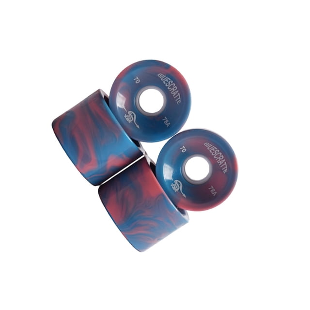 Xingzhi 4 Pieces Skateboard Wheels Leather Longboard Bearing Cover Replacement Removable Outdoor Skate Board Moving Repair Fixing Type 1