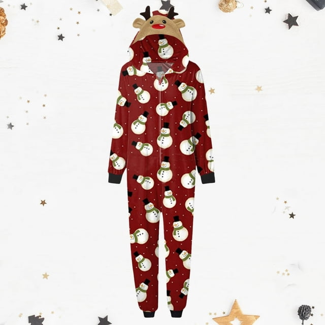 Pyjama de Noël Automne Hiver Ensembles Assortis Famille Pyjamas Animaux Pyjamas Femmes Coton Bio Pyjamas Assortis pour Famille