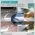 thumbnail image 3 of Electric Pressure Washer 4500PSI MAX 2.8GPM Pressure Washers Powered with 20 FT hose and 35 FT power cord, 4 Nozzle and Foam Cannon, Powerwashers Cleaner Machine for Home, Cars, Blue, 3 of 6
