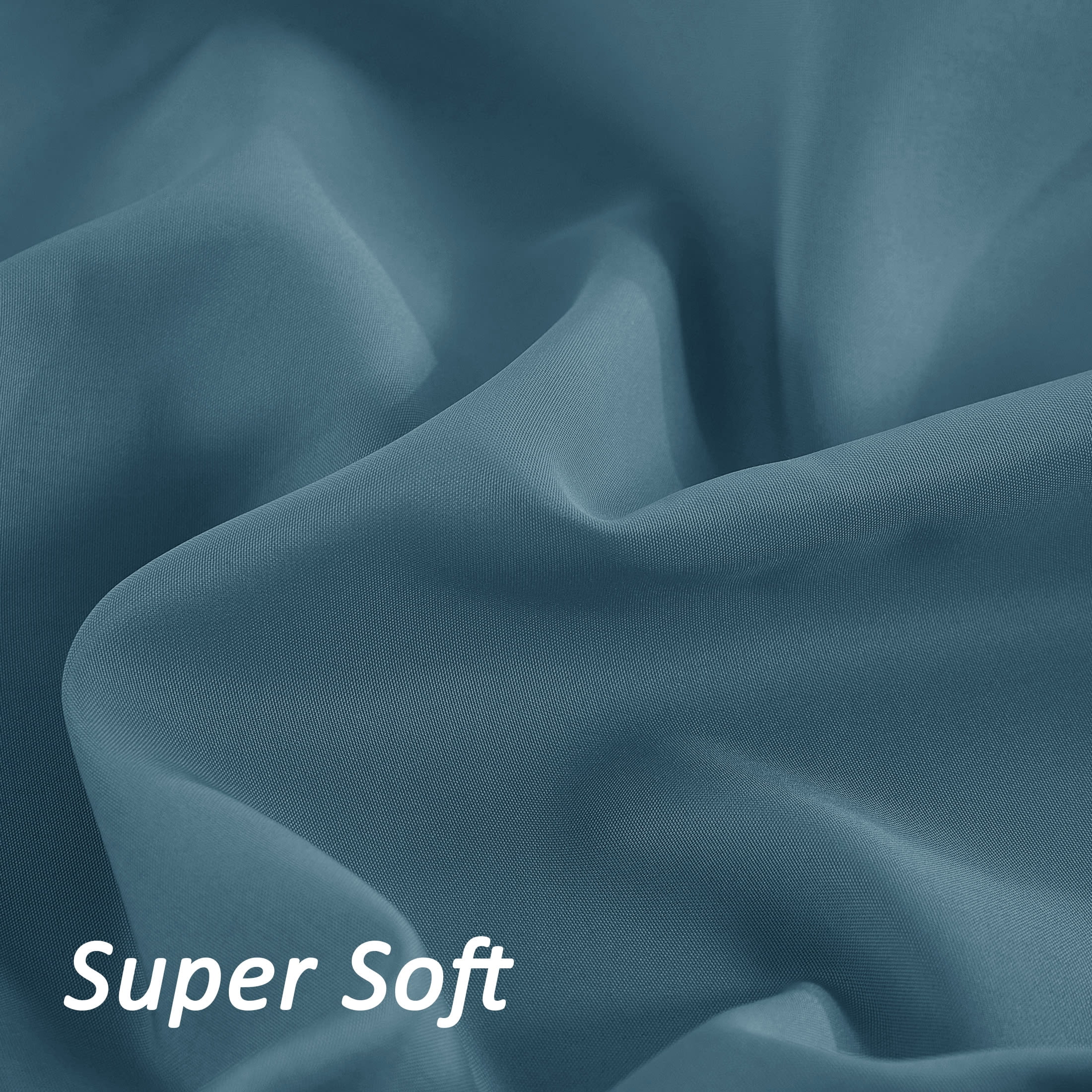 Mainstays Super Soft Microfiber 2-Pack Fitted Sheet, King, Cool Blue Water/ Olive Green, 2 Piece