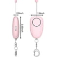 thumbnail image 3 of Alarma personal: alarma de autodefensa recargable de 130 dB con llavero, seguridad, 3 of 5