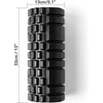 thumbnail image 6 of Xrgnb Foam Roller for Deep Tissue Massager, 13" High Density Exercise Patented Roller for Muscle Massage and Myofascial Trigger Point Release Back Roller for Fitness, Yoga and Pilates (Black), 6 of 7