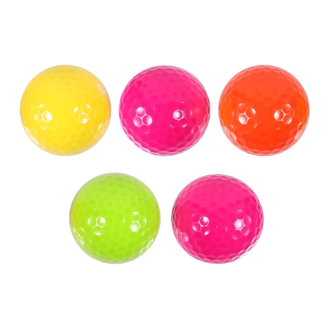 unbranded 5Ud Bolas Para Golf De Entrenamiento En Material Sintético De Colores Diferentes