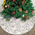 thumbnail image 3 of Falda para árbol de Navidad de Mickey Mouse, suave y divertida, decoración navideña navideña de granja de 30", 3 of 4