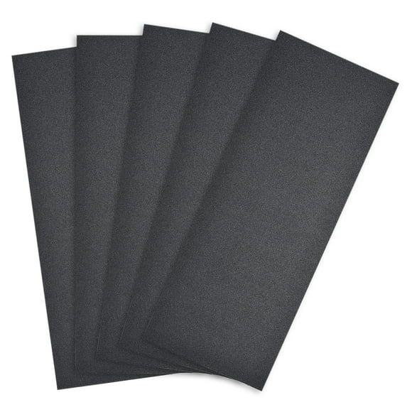 Unique Bargains Waterproof Sandpaper, Wet Dry Sand Paper Grit of 240, 9 x 3.7inch 5pcs