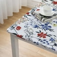 thumbnail image 5 of HAOXIT Rectangle Tablecloth Fabric Modern Table Cloth Heavy Duty Table Cloth,Flowers Botanical Washable Water Resistant Table Cover,Indoor and Outdoors Picnic Buffet 36*36, 5 of 8