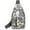 Gris, variant on Bolso cruzado con cremallera para hombre, bolso cruzado de hombro ajustable, adecuado para actividades al aire libre y viajes,Negro -