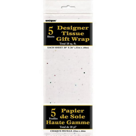 Glitter Tissue Paper Sheets, 5pk (Click to Select Pack Count)