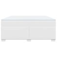 thumbnail image 2 of vidaXL Box Spring Bed with Mattress White King Faux Leather, 2 of 5