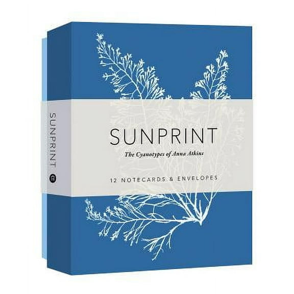 Sunprint Notecards: The Cyanotypes of Anna Atkins (12 notecards; 12 designs; matching envelopes; keepsake box) : The Cyanotypes of Anna Atkins (Cards)