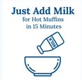 thumbnail image 3 of Martha White Chocolate Chocolate Chip Muffin Mix, 7.4 Oz Bag (2 pack), 3 of 4