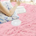thumbnail image 5 of Lochas Soft Fluffy Rugs Shaggy Plush Area Rug for Bedroom Living Room Home Decor Floor Carpet, 3'x5',Pink, 5 of 7