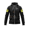thumbnail image 5 of Sudadera con capucha y cremallera 2024 Penrith Panthers Media Jersey - Gris, 5 of 5