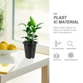 thumbnail image 4 of Stri Set of 6 round plastic flower pots for plants, 4 of 6