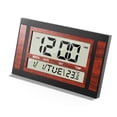 thumbnail image 2 of Reloj de Pared Digital LCD Gran NúMero Tiempo Temperatura Calendario Alarma Mesa Escritorio Reloj DiseñO Moderno Oficina Hogar Negro, 2 of 5