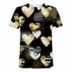 thumbnail image 4 of Tops para hombre, blusas y camisas de manga corta con cuello redondo para hombre, jersey informal con cuello redondo estampado para hombre, pantalones cortos deportivos para fitness, blusa de poliéste, 4 of 5