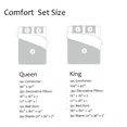 thumbnail image 3 of Foliage Embroidery 7-Piece Comforter Set in Burgundy & Gold, Includes Bed Skirt - Queen Size Luxury Bedding, 3 of 5