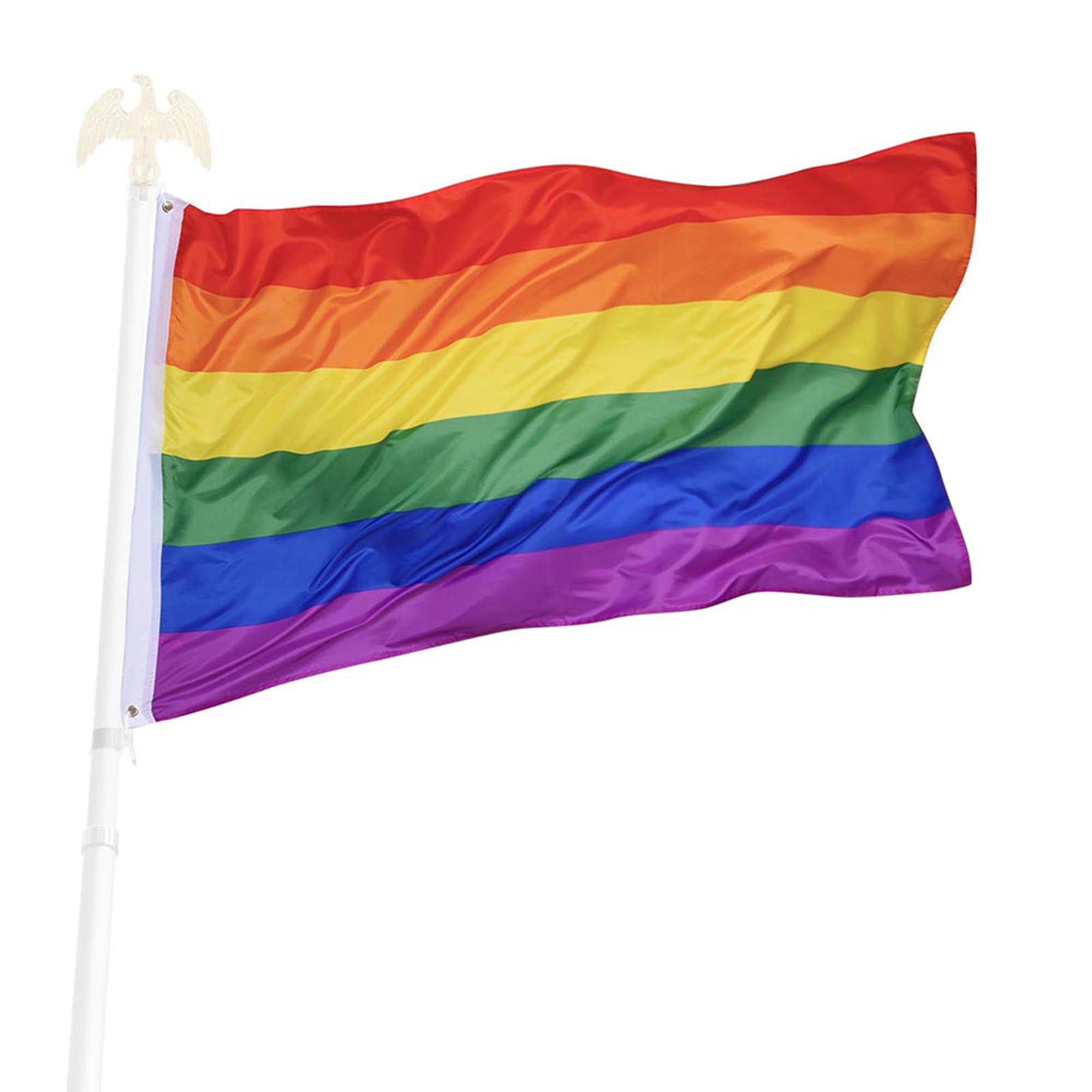 Rainbow Flag Gay Pride Flag Adults Carnival Festival Fancy Dress Accessory New 