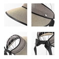 thumbnail image 5 of Women'sFoldableSunVisorwithWideBrimBowknotandBreathableDesign-PerfectforSummerBeachHatSunProtection(EmptyTop), 5 of 5