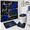 Blue, variant on Lavender 5-Piece Bathroom Linen Set With Shower Curtain, Bath Mat, Contour Rug, And Toilet Lid Cover