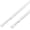 White-2 Pack, variant on 2 Pack Adjustable Tension Curtain Rods 5/8" Black, Extendable 18-30 Inch, Spring Loaded Tension Bars for Windows, Closets, RV Use
