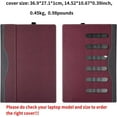 thumbnail image 4 of Laptop Case Cover for Lenovo 16" IdeaPad 5i 2-in-1 Gen 9 for IdeaPad 5 2-in-1 16IRU9 16AHP9 [Not fit Other Models] Detachable Notebook Sleeve Computer Bag PU with Heat Dissipation Hole, 4 of 7