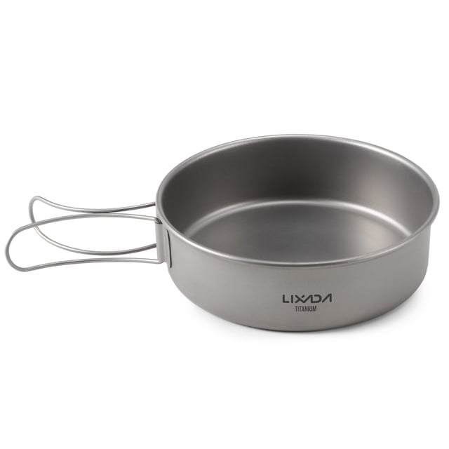 Bol à Souper Ultraléger avec Poignées Pliables pour Camping, Randonnée, Pique-Nique en Plein Air