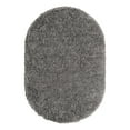 thumbnail image 2 of Marilyn Monroe Opulence Shag Collection Area Rug - Silver Screen (5' 3" x 8' Oval Slate), 2 of 10