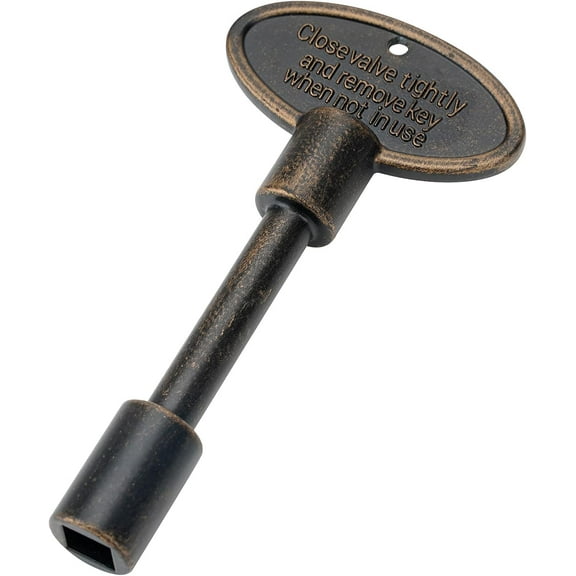 Universal 3-Inch Gas Valve Key Fits 1/4" and 5/16" Turn Ball Valve for Gas Fire Pits and Fireplaces, Antique Copper