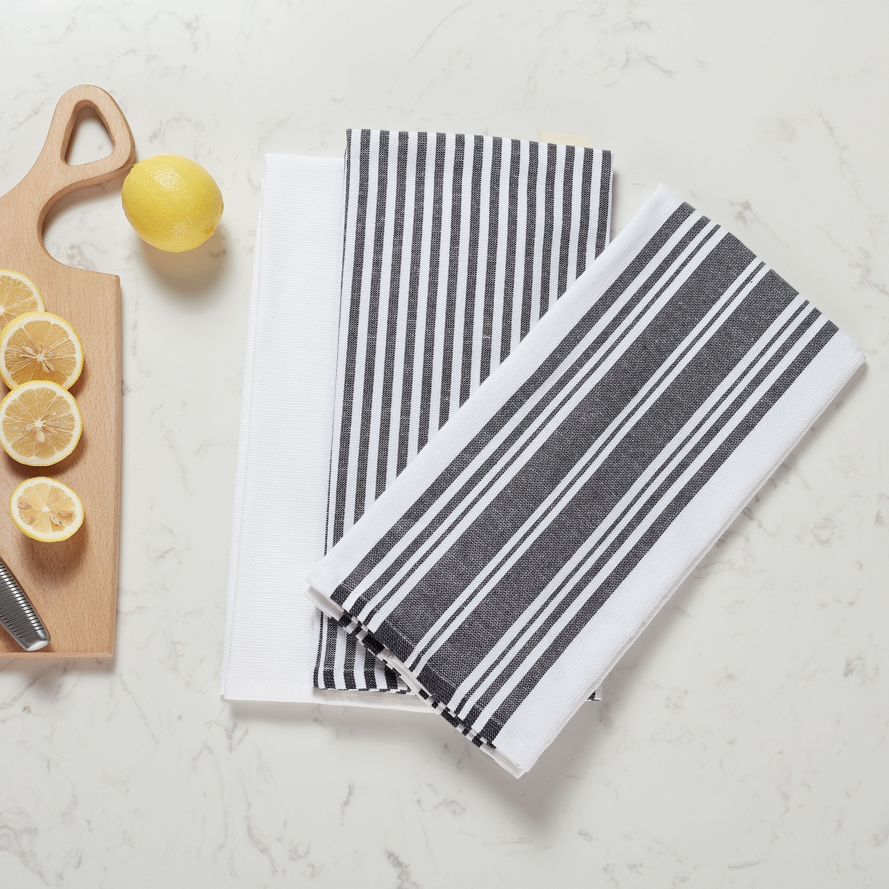 Better Homes & Gardens Culinary Stripe Kitchen Towel, Set of 3