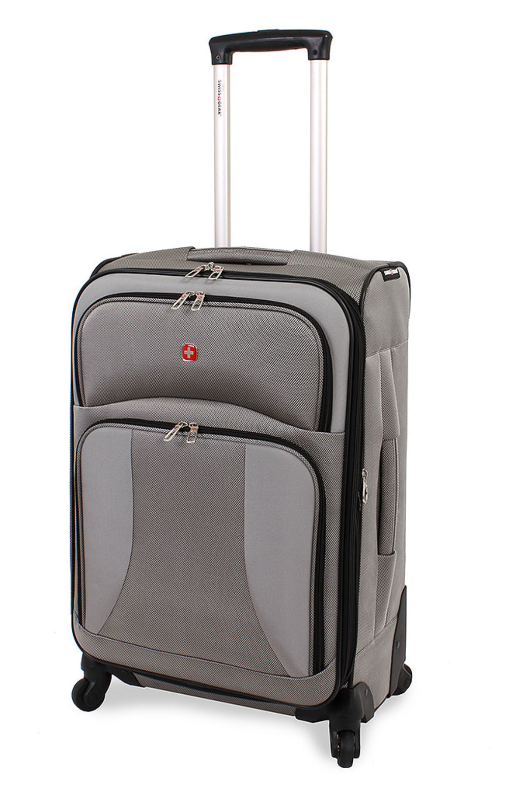 7211 24-inch Grey Medium Expandable Spinner Upright Suitcase - image 1 of 2