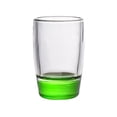 thumbnail image 1 of Vaso de chupito con base de color, 1,5 oz. Vasos transparentes de base gruesa for whisky, tequila, vodka, licores y aguardientes., 1 of 7