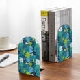thumbnail image 5 of Hirioo Shark And Leaves for Bookends Decorative Bookends for Shelves for Home or Office, Non-Slip Base, 5 of 8