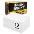 thumbnail image 1 of Scuff Pads MeshMight de tela no tejida de 6 x 9 cm, paquete de 12 unidades, color blanco, 1 of 6