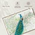 thumbnail image 5 of Elephant Stock Spring Peacock I Wall Art - Horizontal Canvas Wall Art - Living Room Wall Decor - Animal Canvas - Turquoise And White Decor By James Wiens - 51" x 34", 5 of 5
