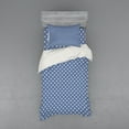 thumbnail image 1 of Ambesonne Oriental Bedding Set 3 Pcs, Talavera Pattern, Twin XL, Night Blue and White, 1 of 3