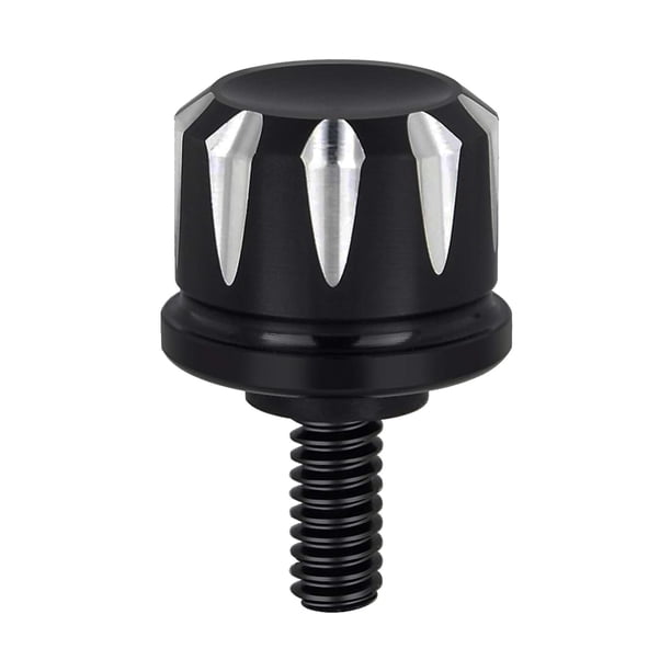 Tornillos de montaje de pernos de asiento negro duradero Tornillos de asiento trasero compatibles para la motocicleta