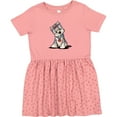 thumbnail image 3 of Inktastic Butternut Yorkie Girls Toddler Dress, 3 of 5
